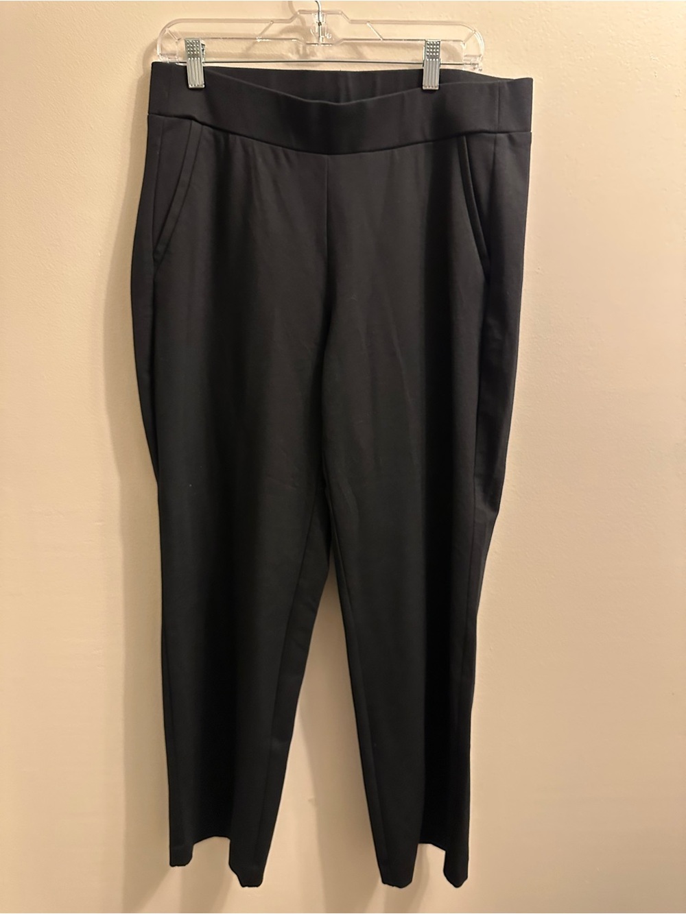 #421 Lane Bryant Black Ponte Slim Ankle Pants